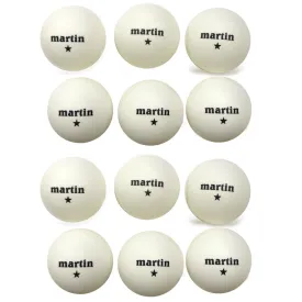 12 White Table Tennis Practice Balls Ping Pong Beer Pong Sport Player Official