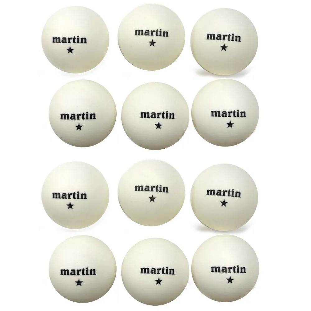 12 White Table Tennis Practice Balls Ping Pong Beer Pong Sport Player Official