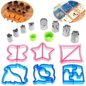 16 PCS Sandwich Cutter | Kids DIY Toast Mold | Bread Food Moulds | Xmas Gift