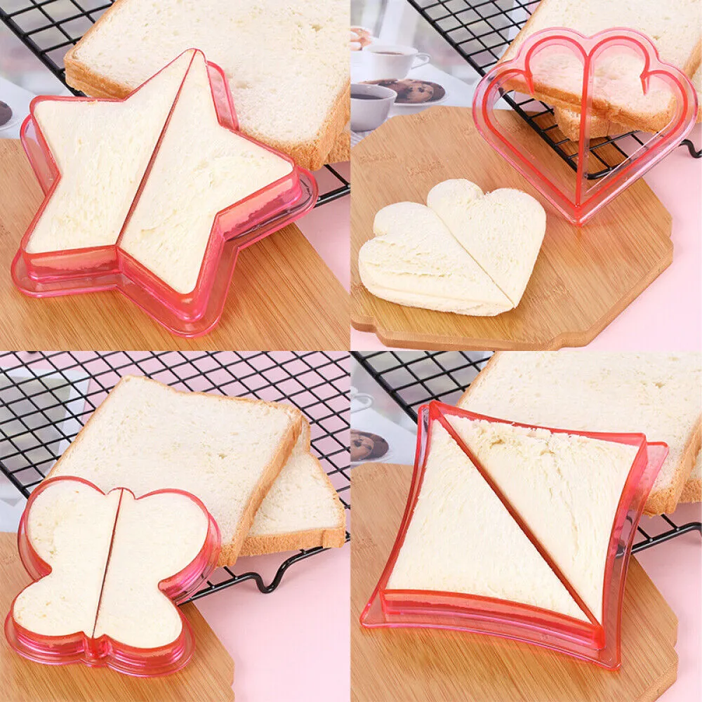 16 PCS Sandwich Cutter | Kids DIY Toast Mold | Bread Food Moulds | Xmas Gift