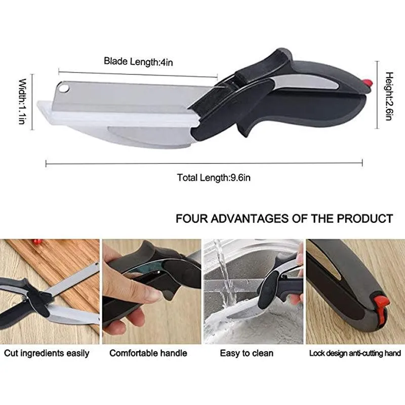 2-in-1 Clever Cutter Kitchen Scissor AO-78332