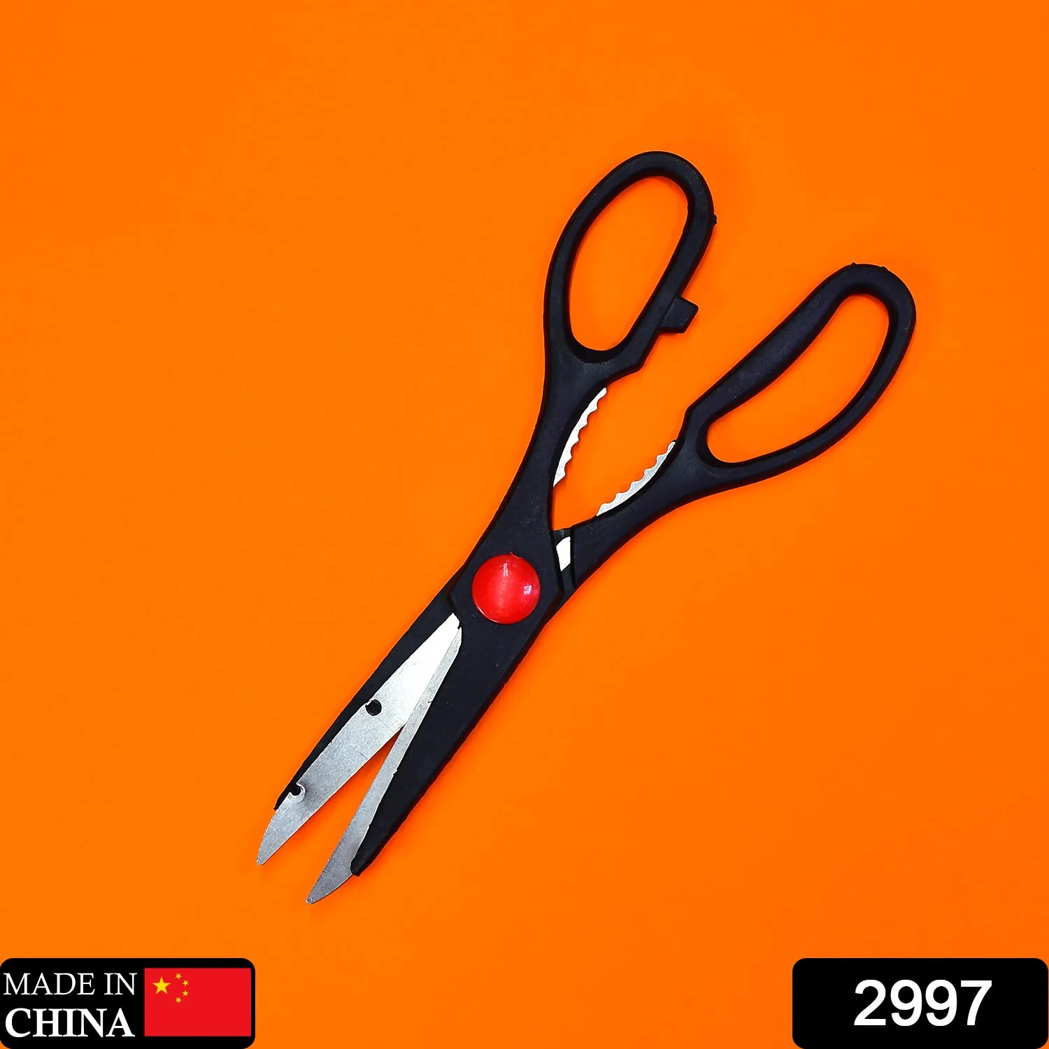 2997 8inch Stainless Steel Kitchen Scissor with Multipurpose Kitchen Household.