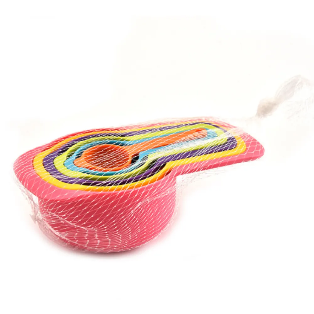 6-Piece Rainbow Measuring Spoon With Scale