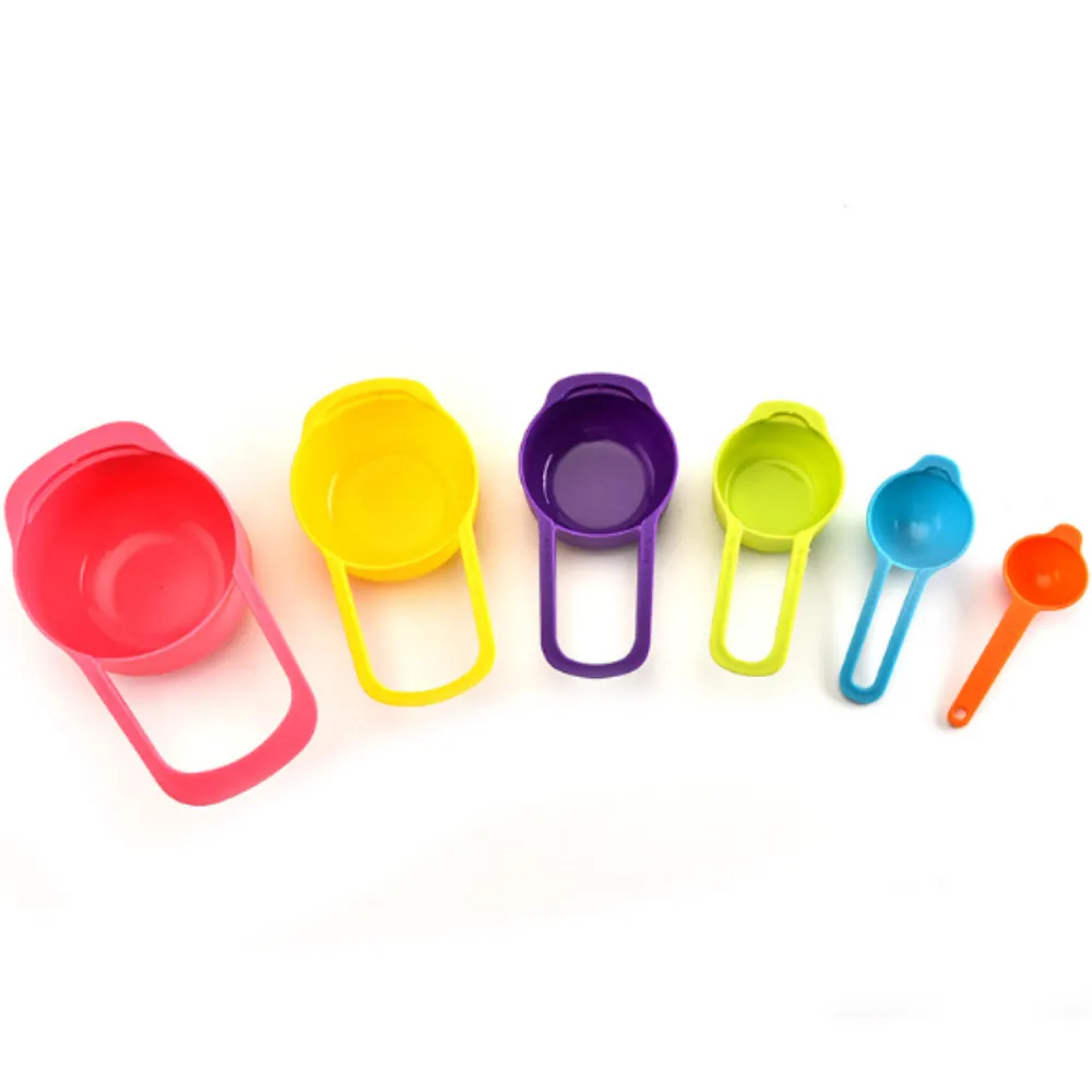 6-Piece Rainbow Measuring Spoon With Scale