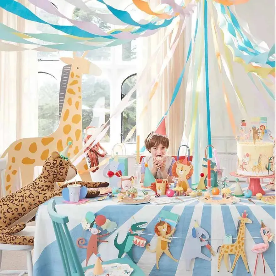 Animal Parade Cake Wrap & Toppers (x 6)