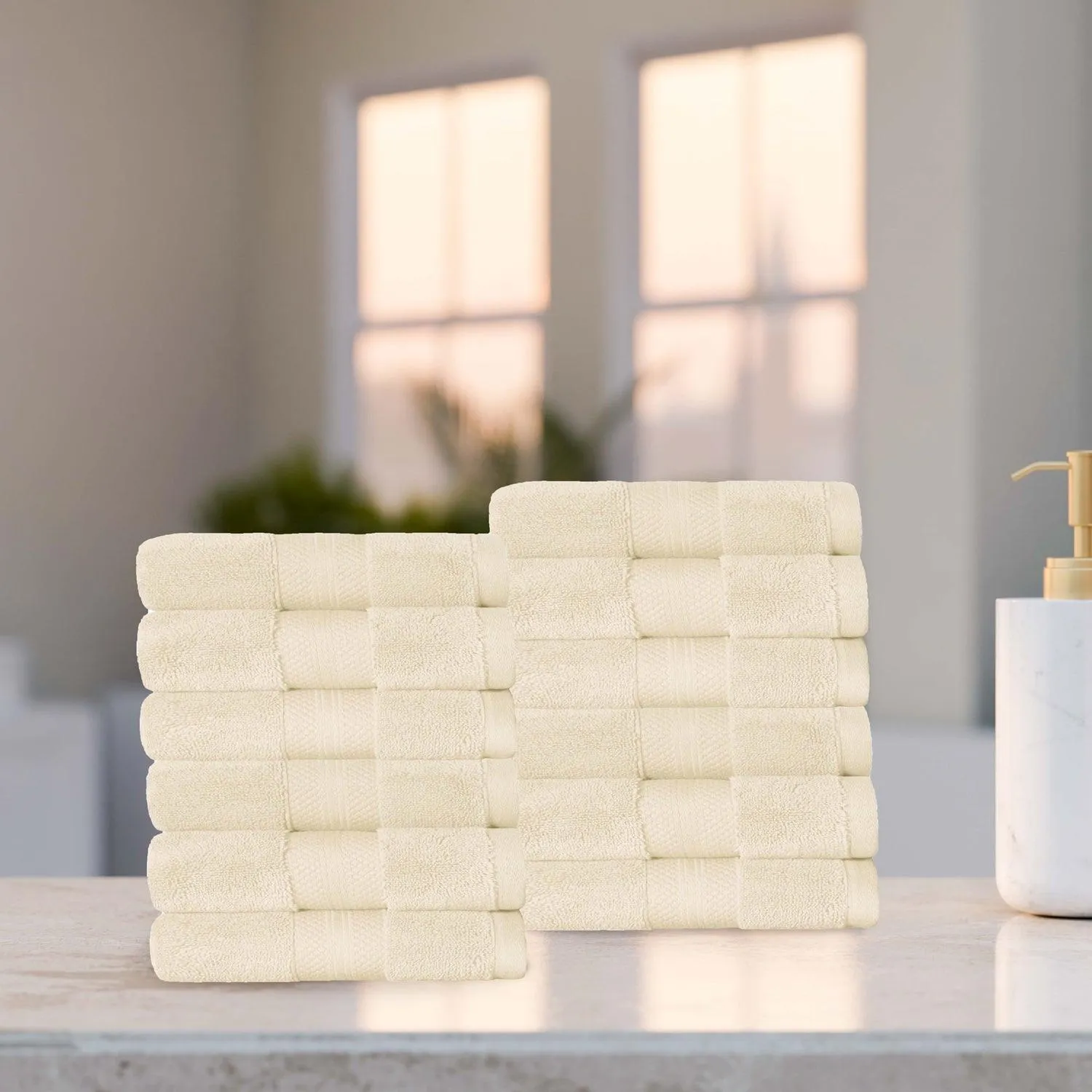 Aria Turkish Cotton Super Absorbent Assorted Towel Set Collection
