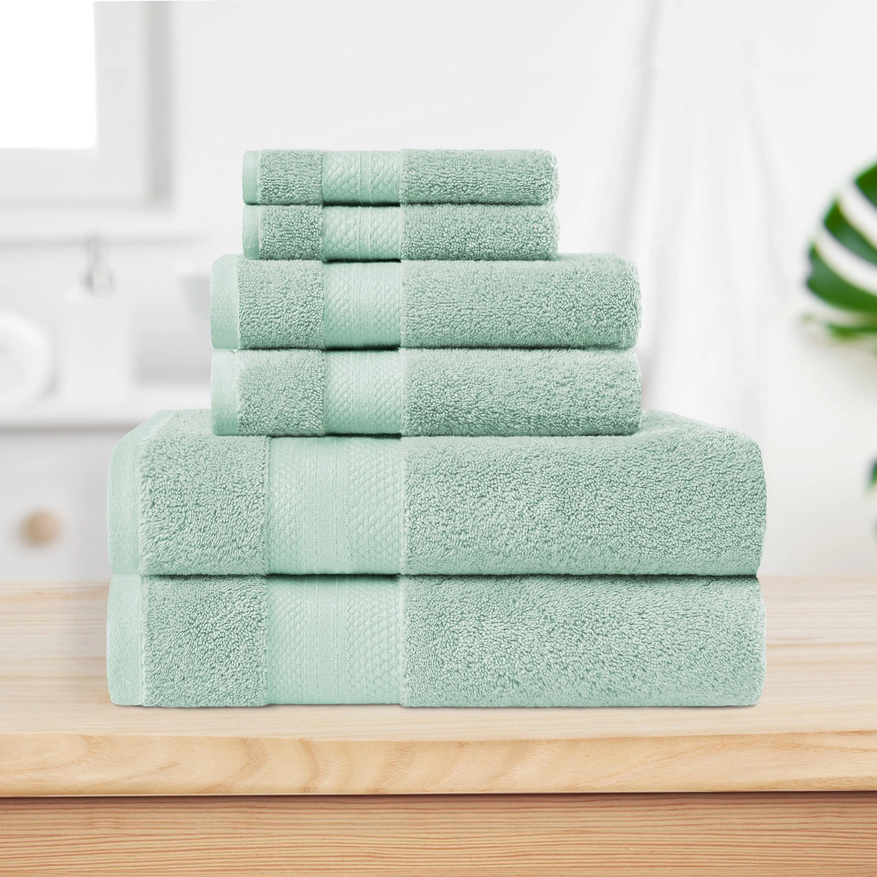 Aria Turkish Cotton Super Absorbent Assorted Towel Set Collection