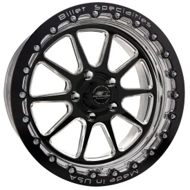 Billet Specialties AMC40 Malibu Single Beadlock Black Satin Custom Order Wheels AMCB40SB510