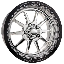 Billet Specialties AMC40 Malibu Single Beadlock Polished Custom Order Wheels AMC40SB514