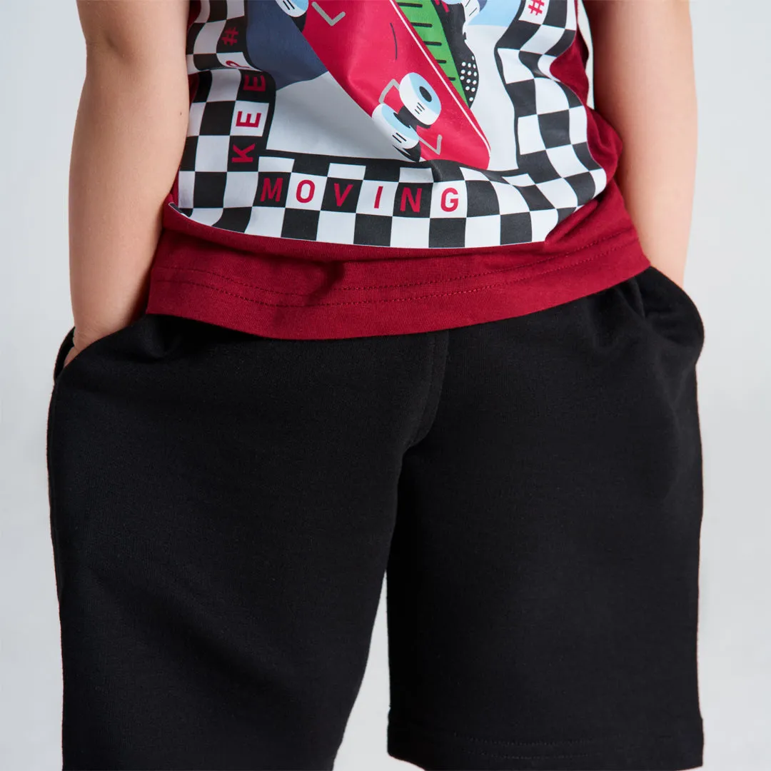 Boys long sleeve pajama Short
