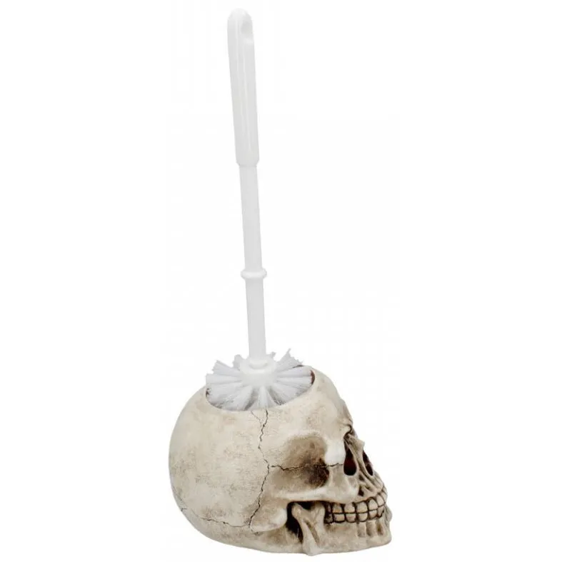 Brush with Death Skull Toilet Brush