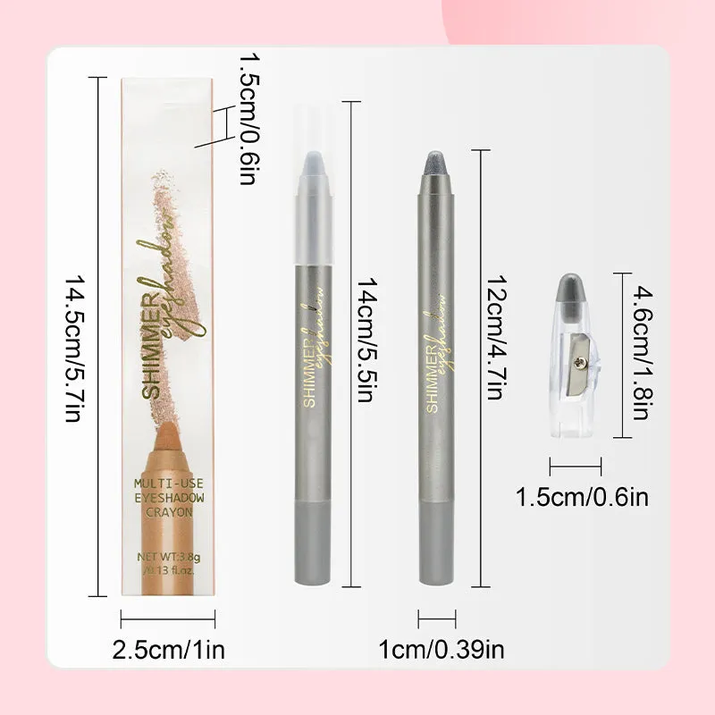 Buy 1 Get 1 FreeWaterproof Glitter Eyeshadow Stick with Sharpener