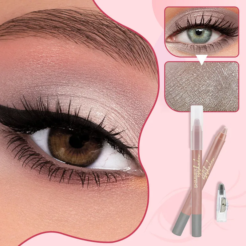 Buy 1 Get 1 FreeWaterproof Glitter Eyeshadow Stick with Sharpener