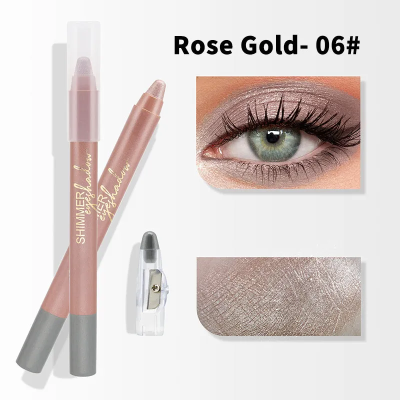 Buy 1 Get 1 FreeWaterproof Glitter Eyeshadow Stick with Sharpener