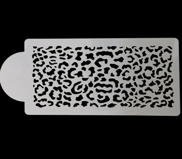 Cake Lace Mold - Leopard Silicone Mold Silicone Damask Mat Fondant Cake Mould Cake Decorating Tool Sugar Dress Chocolate Gumpastes Tool