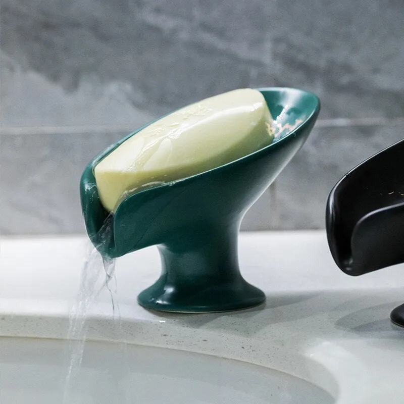 Ceramic Portable Soap Dish Bathroom Accessory Drain Soap Holder