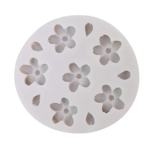 Cherry Blossom Silicone Mold - Sakura Flower Mould  - Chocolate Candy Fondant Cake Decoration Resin DIY  Soap Mold Polymer Clay DIY Crafting
