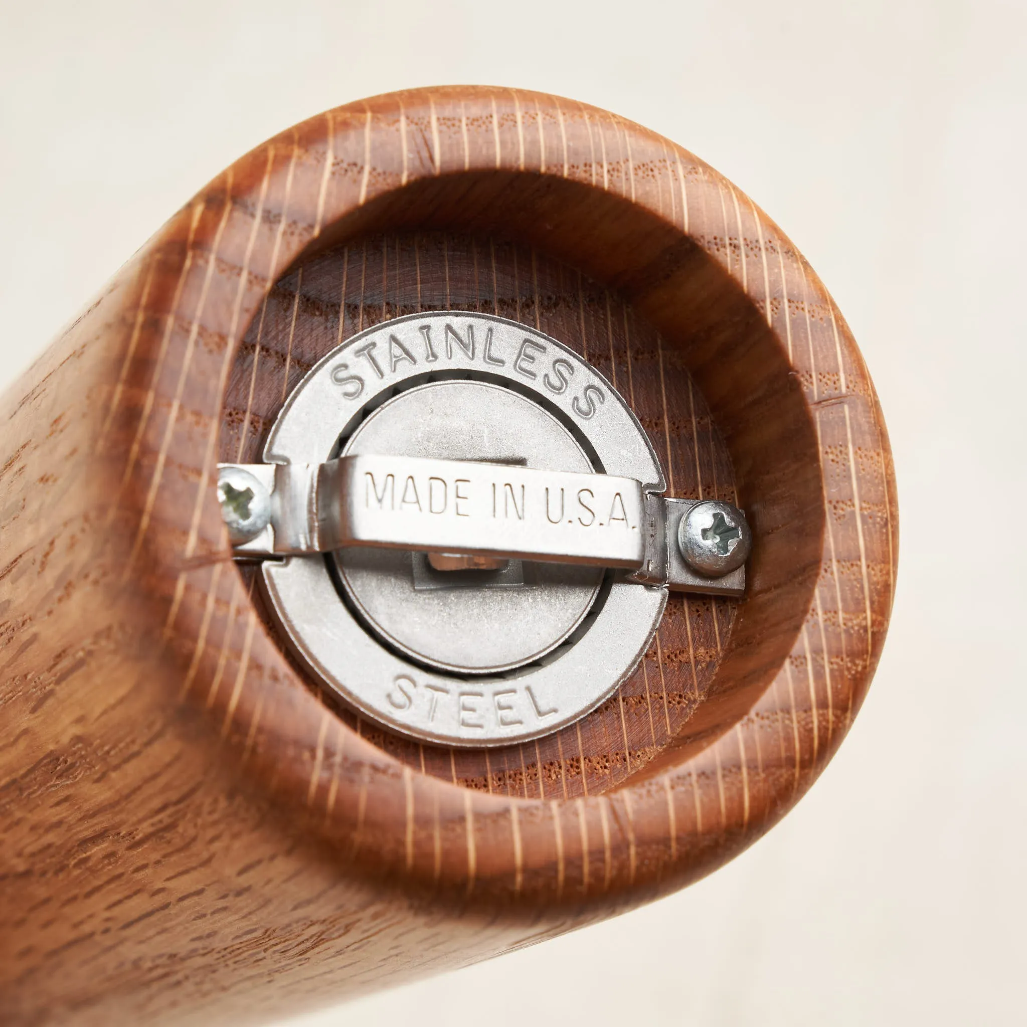 Column Pepper Mill, Natural Oak