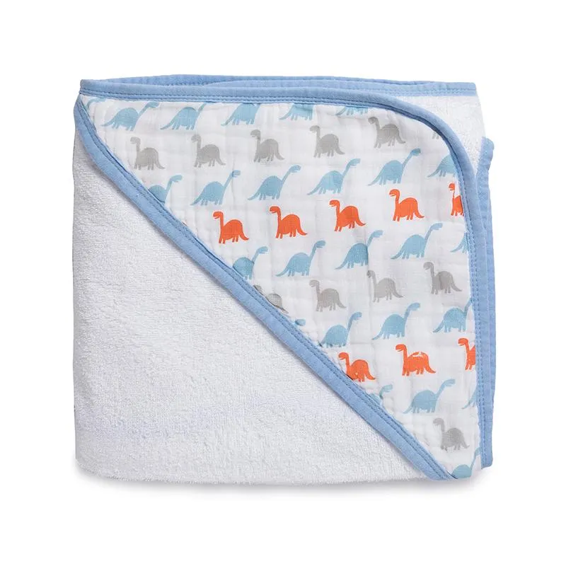 Dino Friends Muslin Hooded Towel