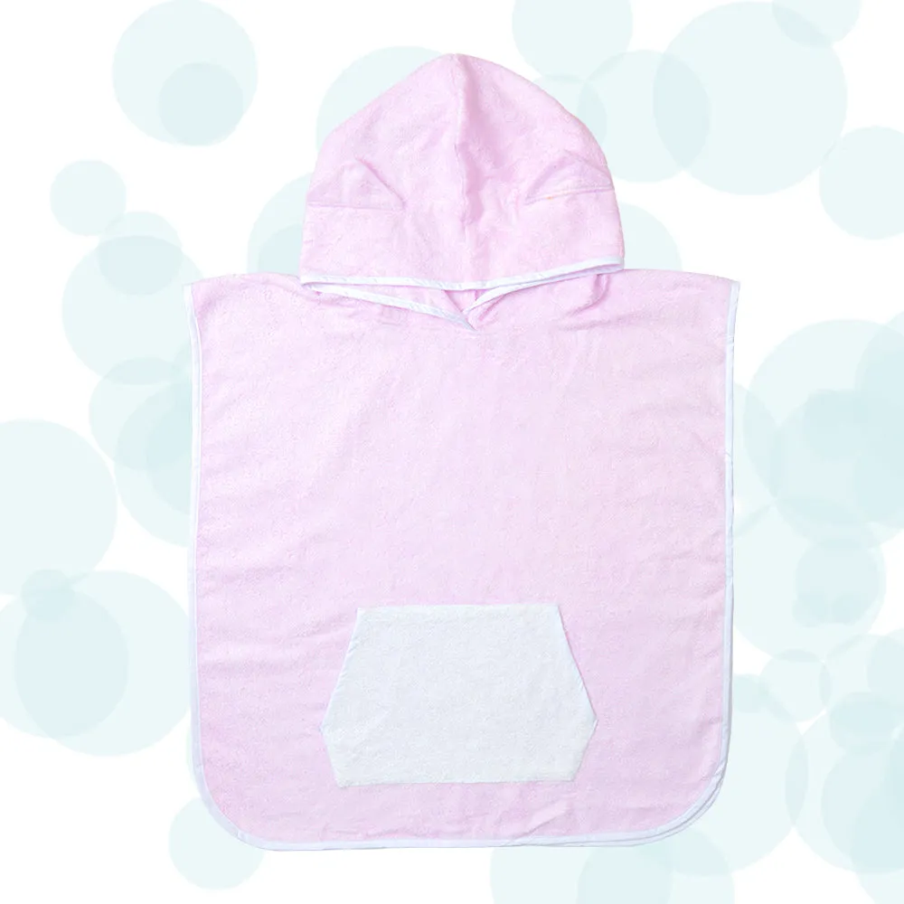 Fancy Fluff Bamboo Cotton Poncho - Kitty