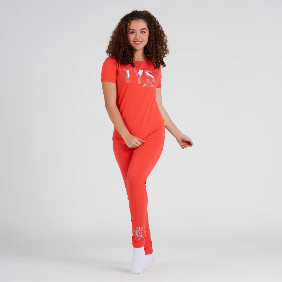 Girls long sleeve pajama Rose