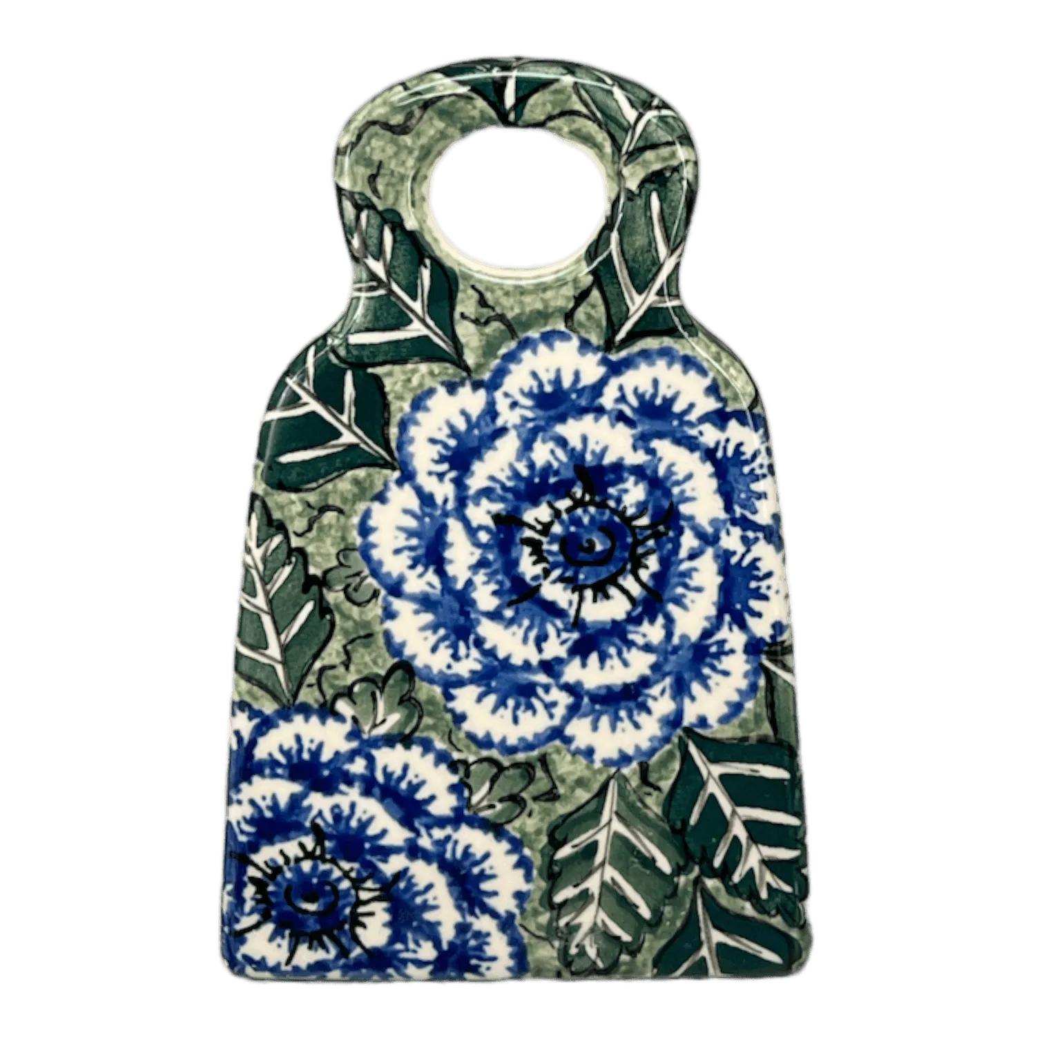 Grater, 6" Small in "Blue Dahlia" by Ceramika Artystyczna | AB46-U1473