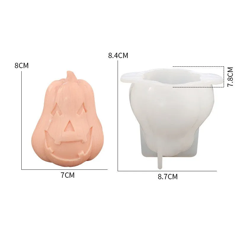 Halloween 3D Pumpkin Mousse Cake Chocolate Silicone Mold