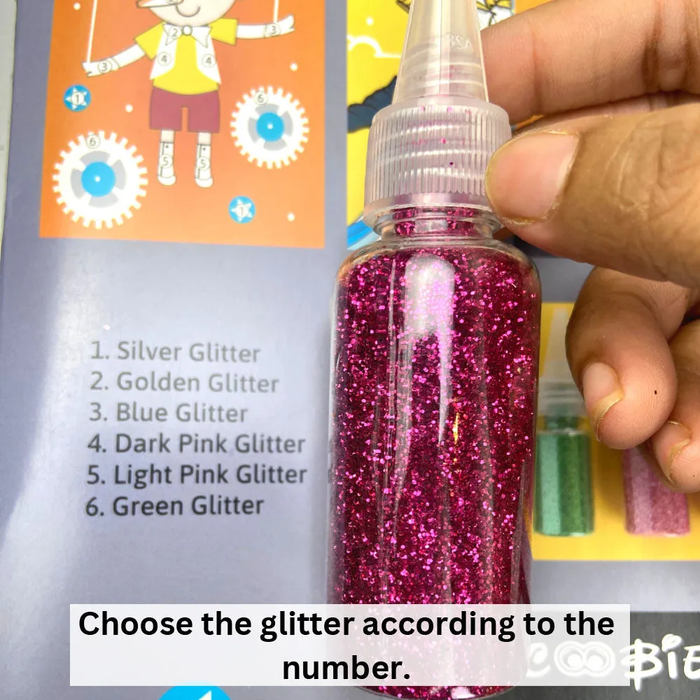 Happy Dragons Fairies Sequin Art Set