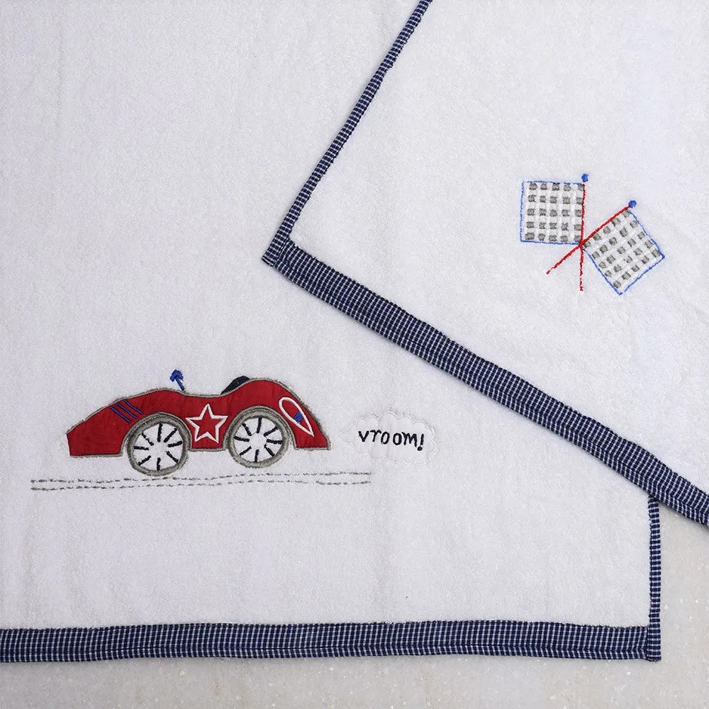 Kids Hand/Bath Towel - Vroooom!