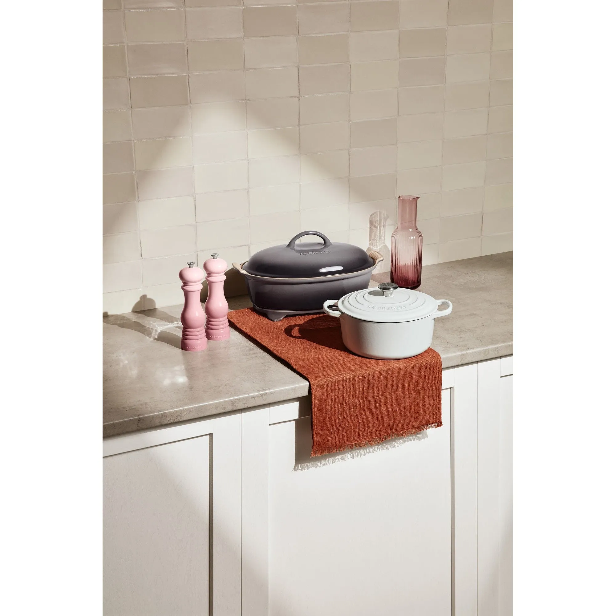 Le Creuset Shell Pink Pepper Mill 20 cm