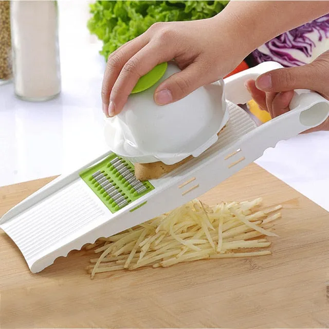 Myvit Vegetable Cutter with Steel Blade.Mandoline Slicer,Potato Peeler, Carrot Cheese, Grater and vegetable slicer .