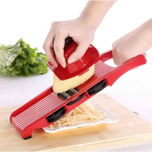 Myvit Vegetable Cutter with Steel Blade.Mandoline Slicer,Potato Peeler, Carrot Cheese, Grater and vegetable slicer .