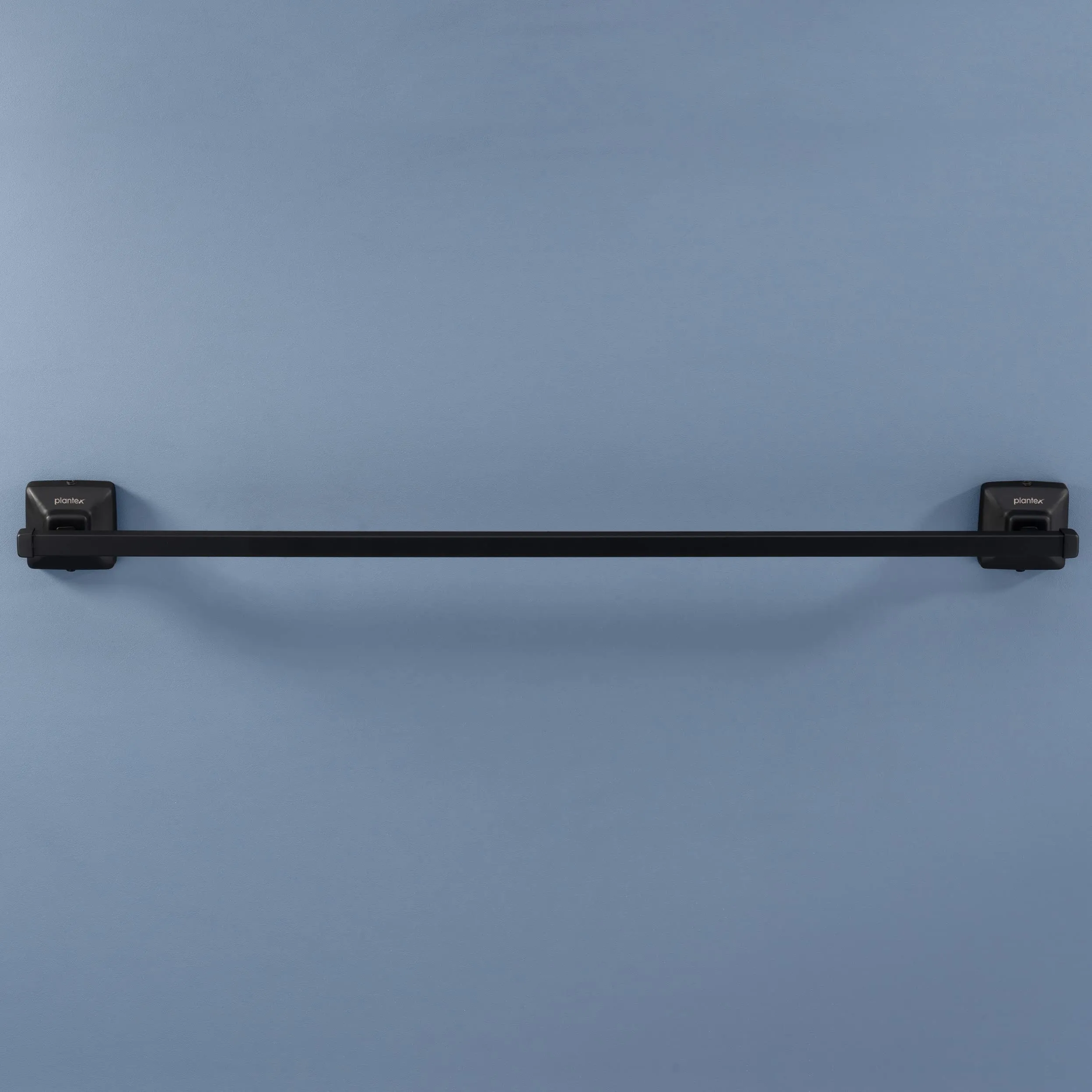 Plantex 304 Grade Stainless Steel 24 inch Towel Hanger for Bathroom/Towel Rod/Bar/Bathroom Accessories - Squaro (Black)