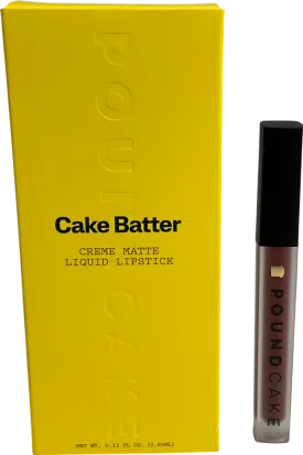 pound cake Cake Batter Crème Matte Liquid Lipstick Rum 3.8ml