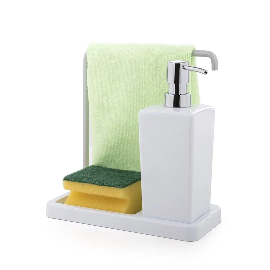 PRIMANOVA KITCHEN LIQUID SOAP DISPENSER & TOWEL HOLDER