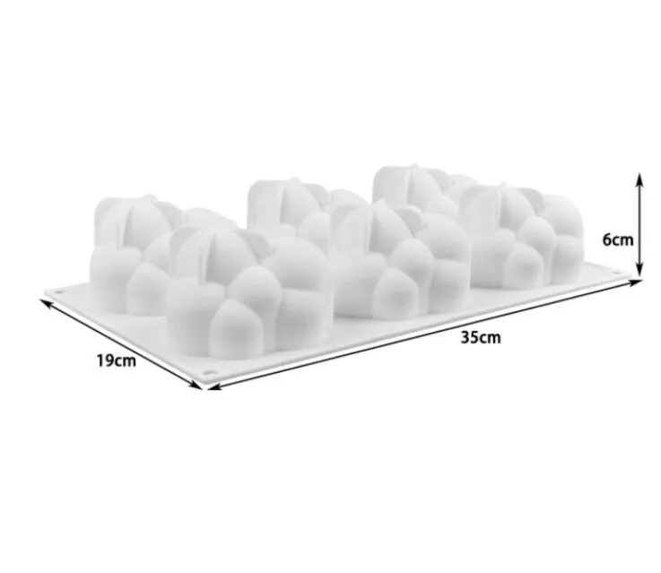 Puffy Cloud Silicone Mould For Candy Chocolate Soap Soap Mold, Raincloud Mold, Small Cloud Stud Mold, Cake Mold, Resin Mold Ice Mold