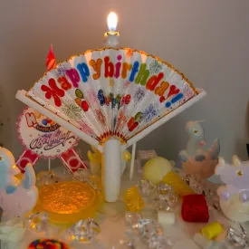  Reusable Novelty Fan Birthday CandleBUY 5 GET 3 FREE BEST GIFT FOR LOVED ONE