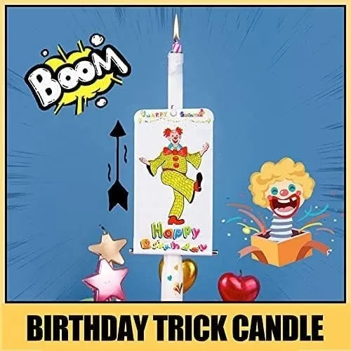  Reusable Novelty Fan Birthday CandleBUY 5 GET 3 FREE BEST GIFT FOR LOVED ONE