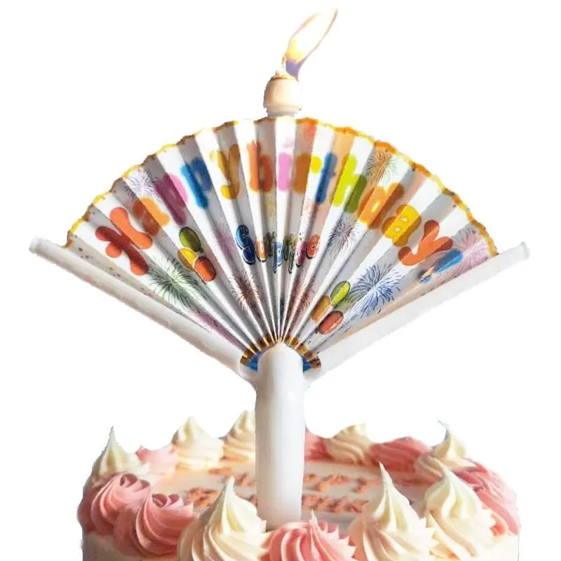  Reusable Novelty Fan Birthday CandleBUY 5 GET 3 FREE BEST GIFT FOR LOVED ONE