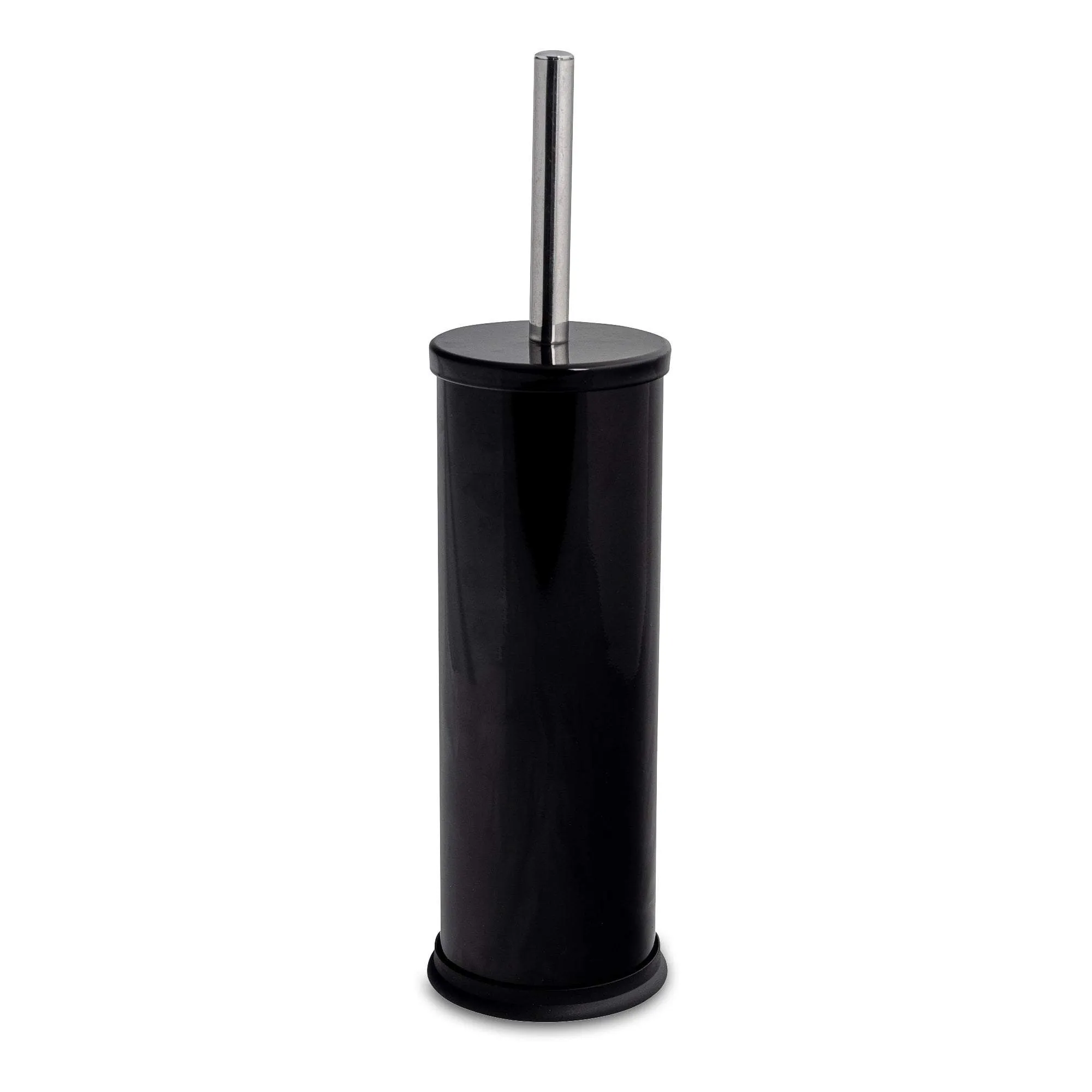 Round Stainless Steel Toilet Brush & Holder - By Harbour Housewares