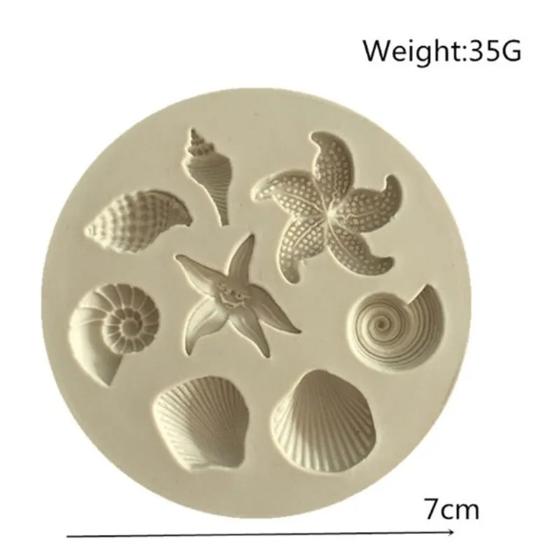 Sea shells Mold (7cm)