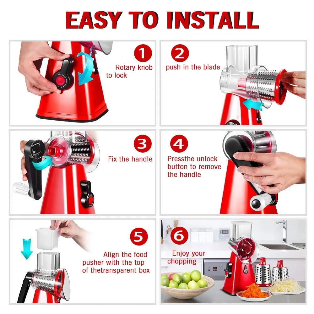 Upgraded Rotate Drum Grater