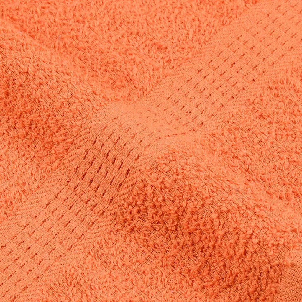 vidaXL Bath Towels 10 pcs Orange 100x150 cm 360 gsm 100% Cotton