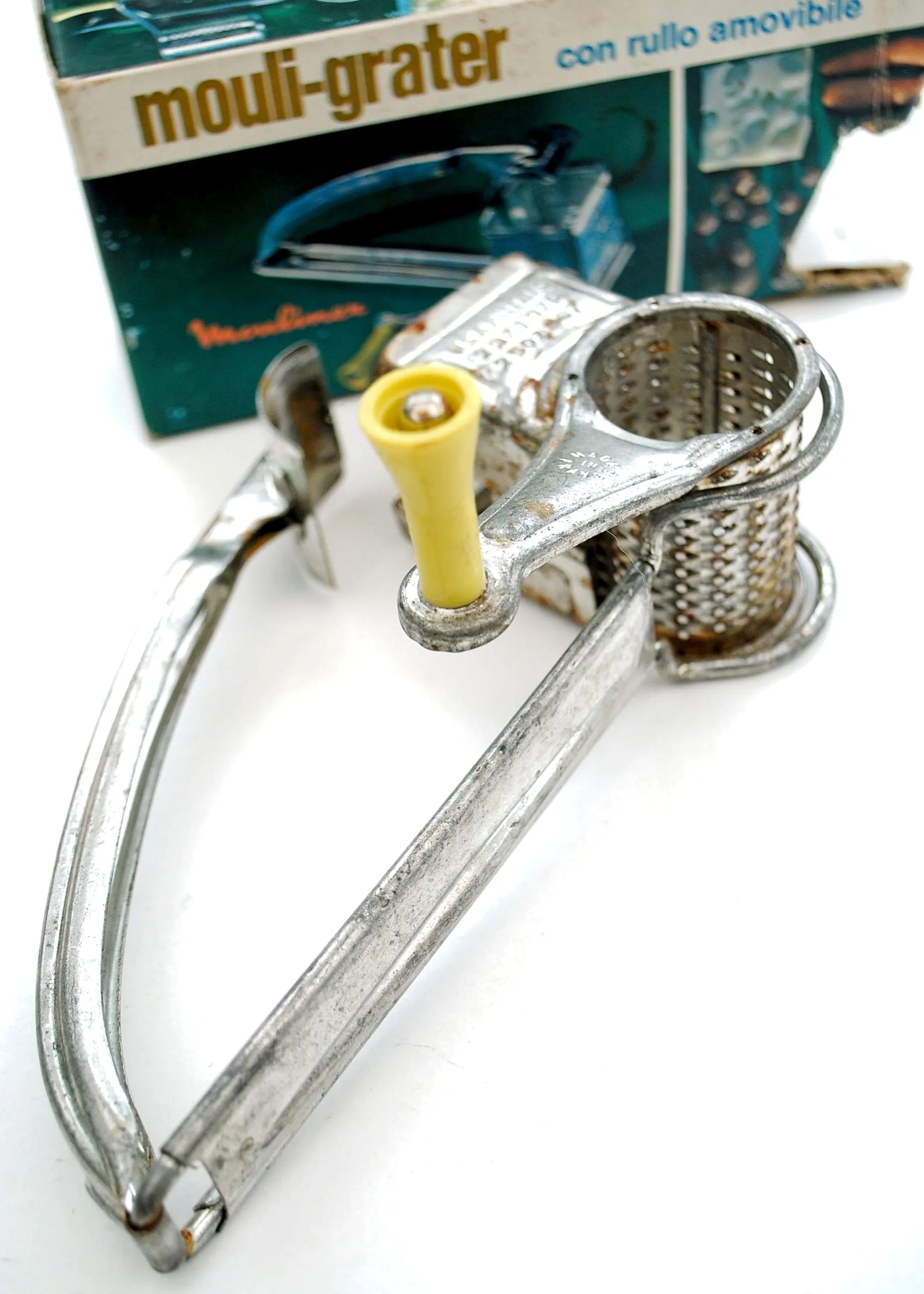 Vintage Original 60s Mouli Grater • Cheese grater Kitchen Gadget • Film Prop